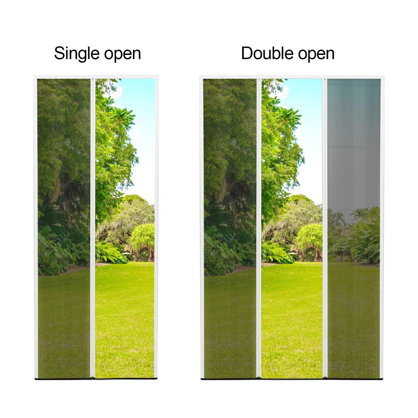 Retractable Screen Door (0.11in Low Track) - CurtainsArt