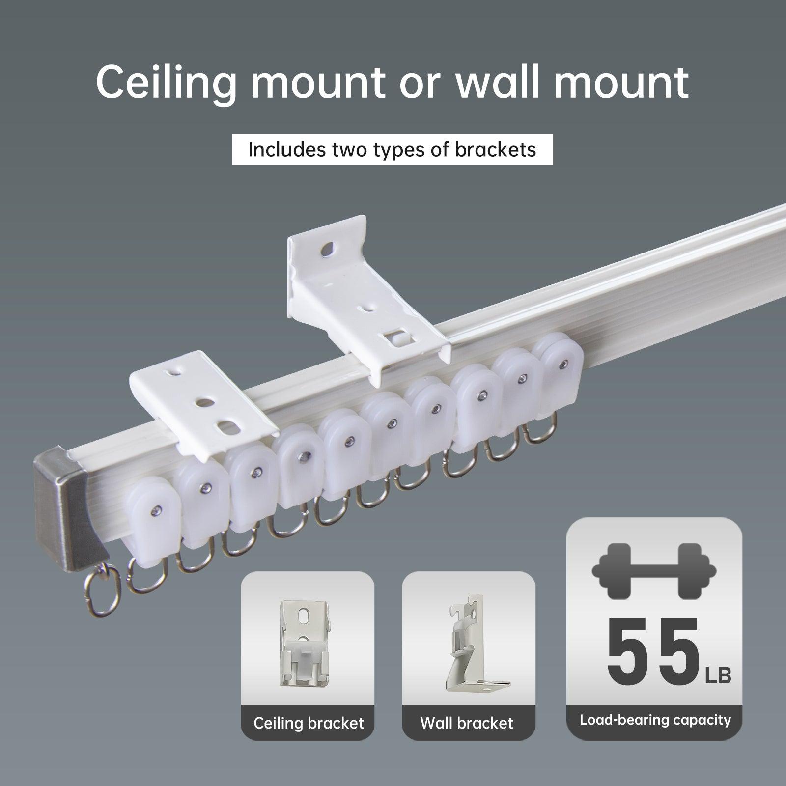 Rail De Rideau Coulissant, Rail De Plafond Pour Rideaux, Séparateur De Pièce, Tringle À Rideau Rail De Rideau Coulissant, Rail De Plafond Pour Rideaux, Séparateur De Pièce, Tringle À Rideau