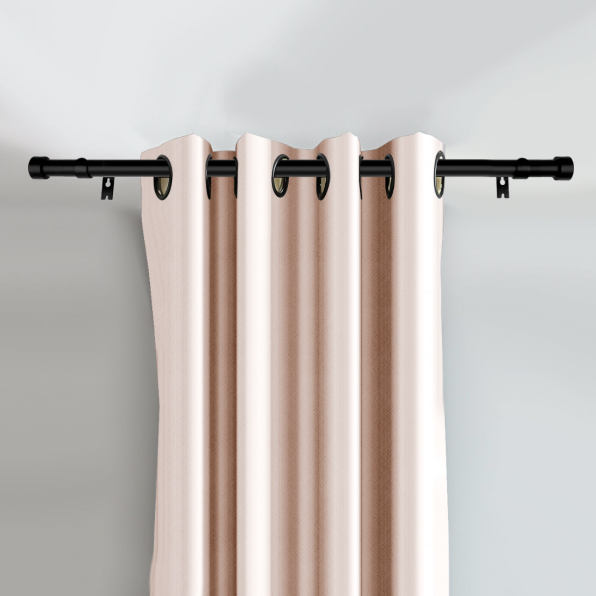 Customizable Classic Blackout Curtains with Texture | Pink