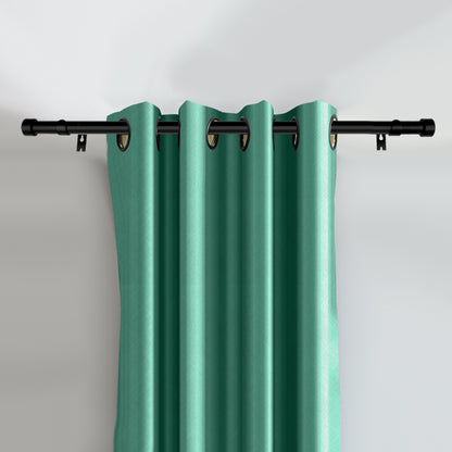 Customizable Classic Blackout Curtains with Texture | Green