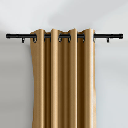 Customizable Classic Blackout Curtains with Texture | Coffee