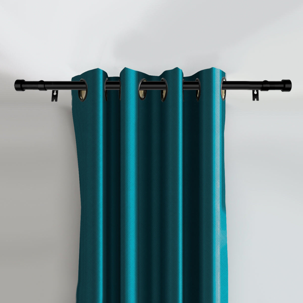 Customizable Classic Blackout Curtains with Texture | Dark Blue