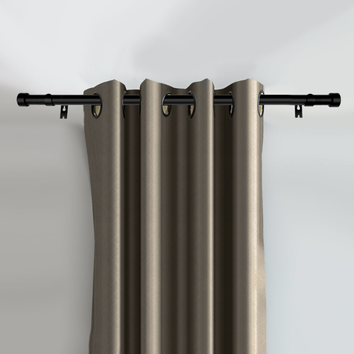 Customizable Classic Blackout Curtains with Texture | Camel