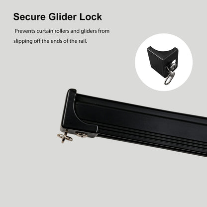 Straight Curtain Track End Caps(4 PCS)