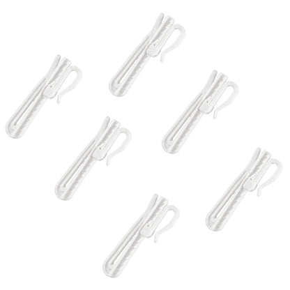 Adjustable Plastic Curtain Hooks (20 PCS）