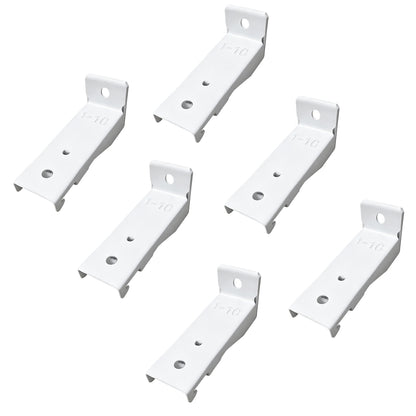 Straight Curtain Track Wall Brackets  (6 PCS)