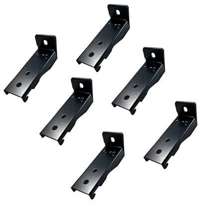 Straight Curtain Track Wall Brackets  (6 PCS)
