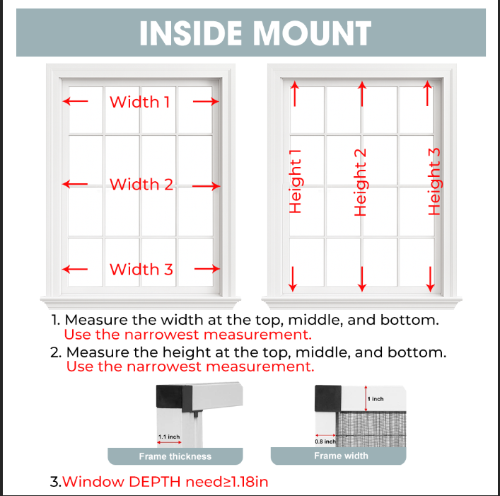 No-Drill Retractable Window Screen - Custom Folding Mesh & Aluminum Frame