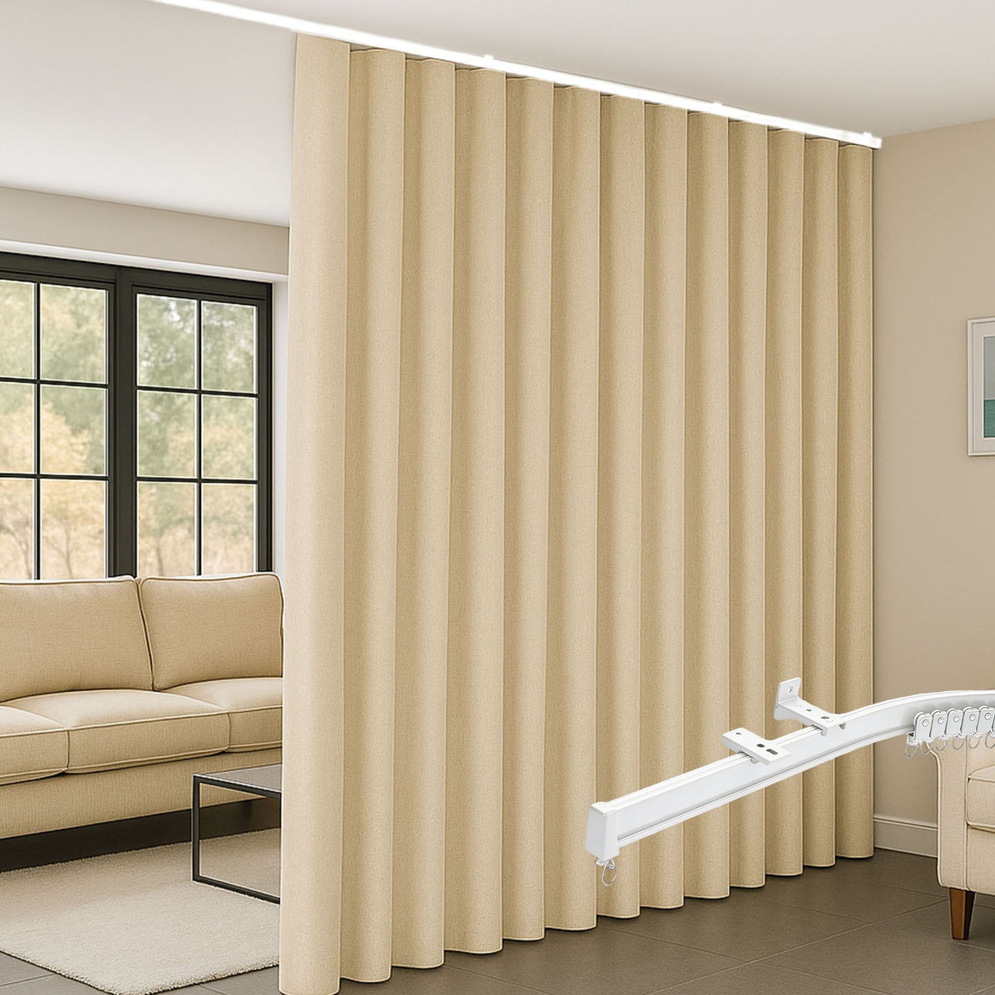 Precision Series: White Heavy Duty Bendable Track Set