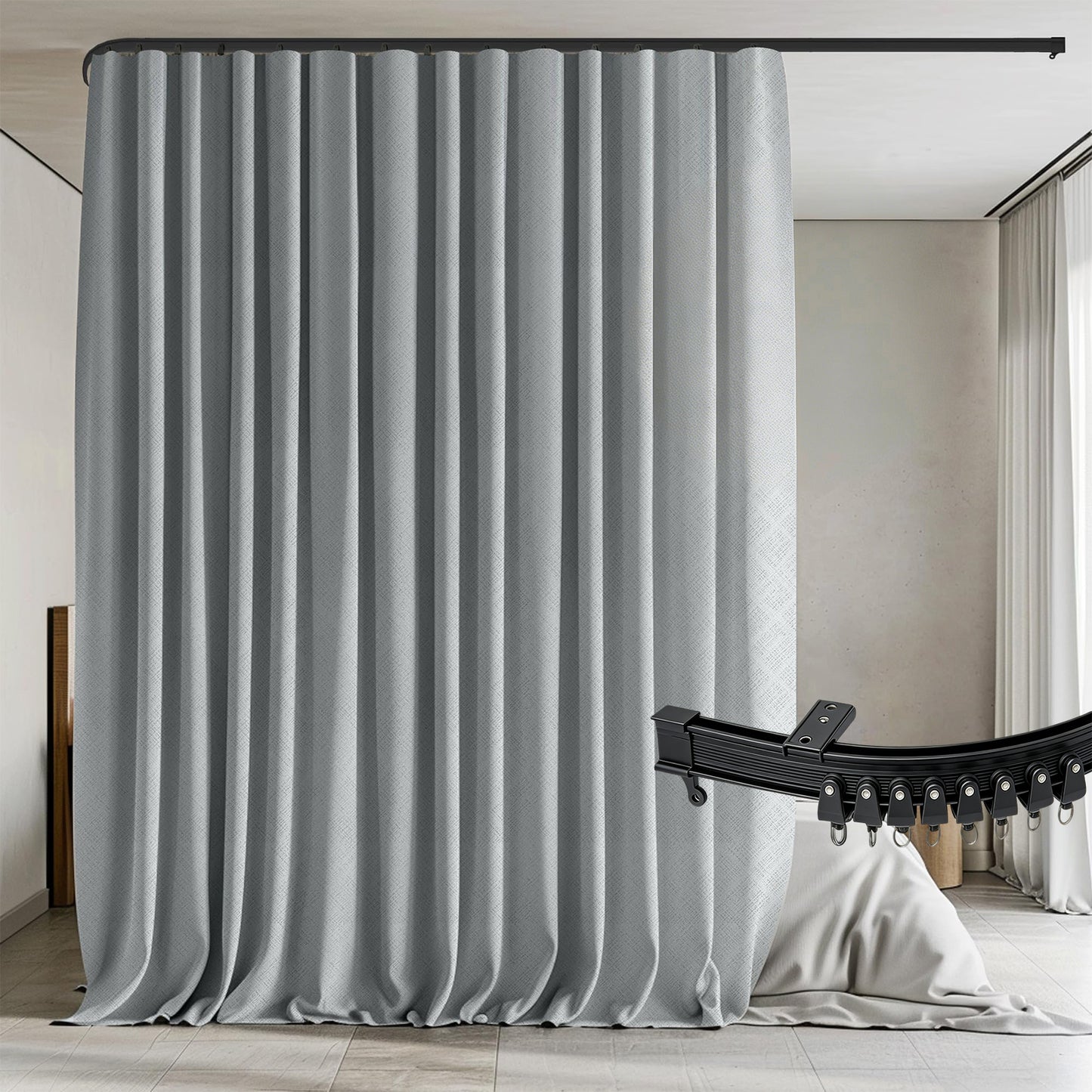 Beni Series: Black Ultra Flexible Bendable Track Set