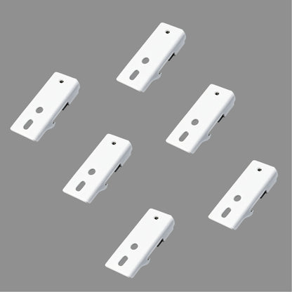 Flexible Curtain Track Ceiling Brackets (6PCS)