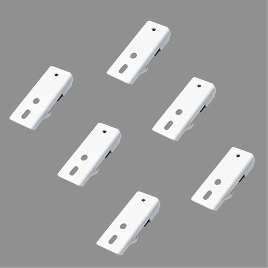 Flexible Curtain Track Ceiling Brackets (6PCS)