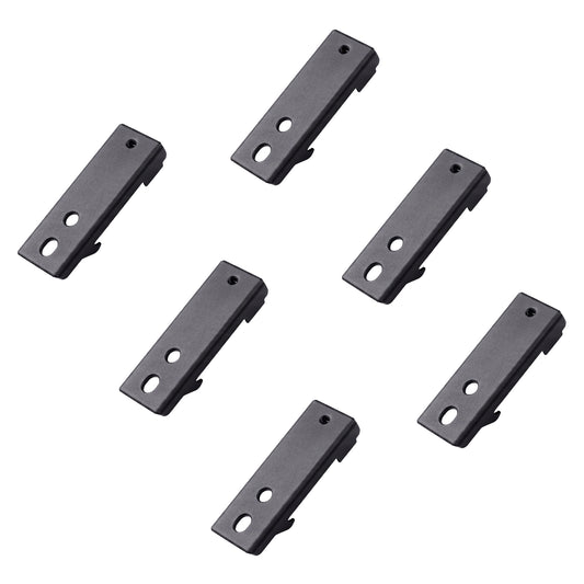 Straight Curtain Track Ceiling Brackets (6 PCS)