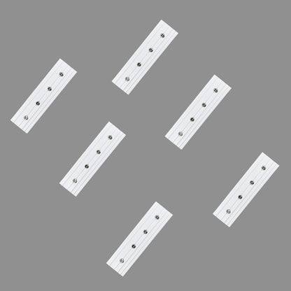 Straight Curtain Track Connectors(6 PCS)