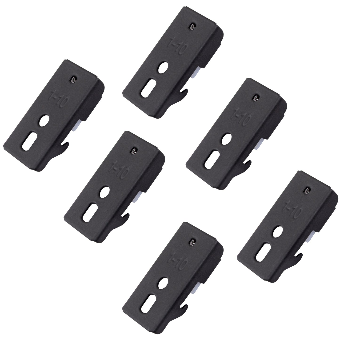 Flexible Curtain Track Ceiling Brackets (6PCS)