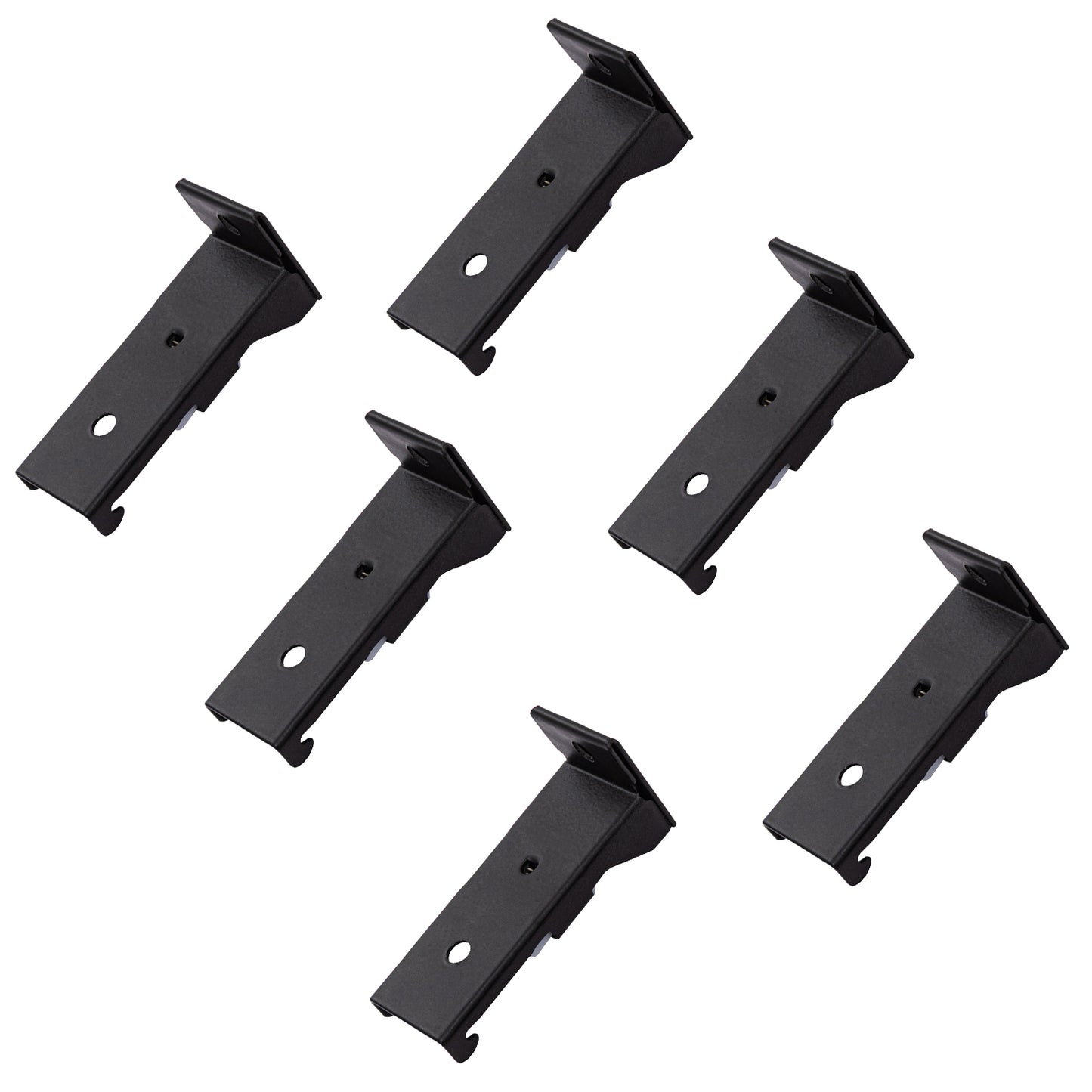 Straight Curtain Track Wall Brackets  (6 PCS)