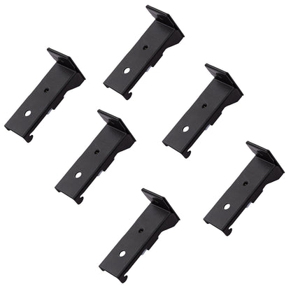 Straight Curtain Track Wall Brackets  (6 PCS)