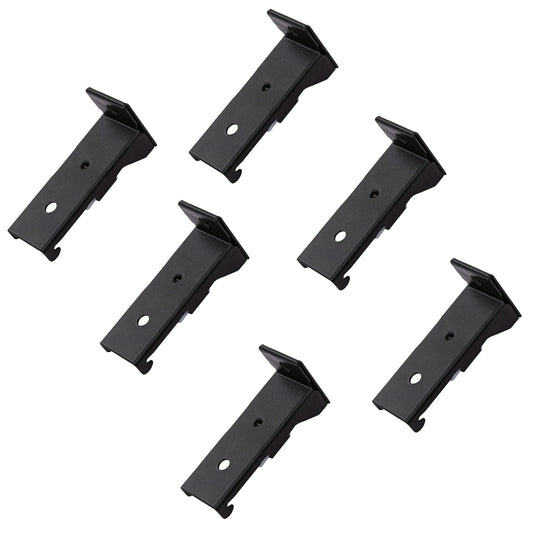 Straight Curtain Track Wall Brackets  (6 PCS)
