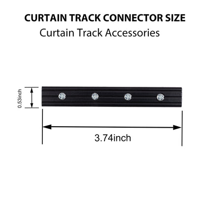 Flexible Curtain Track Connectors(6 PCS)