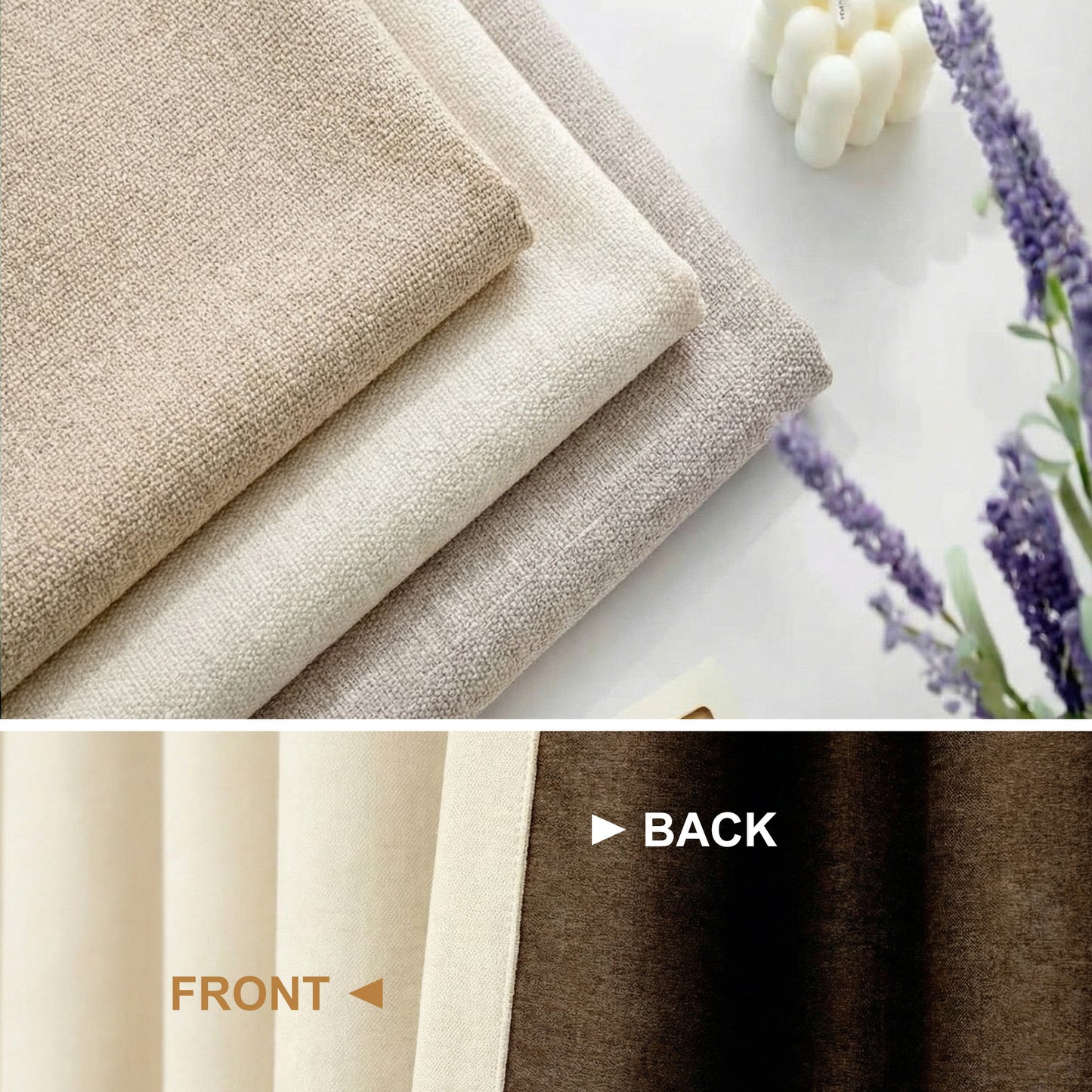 Custom Pleated Chenille Curtains with Track System