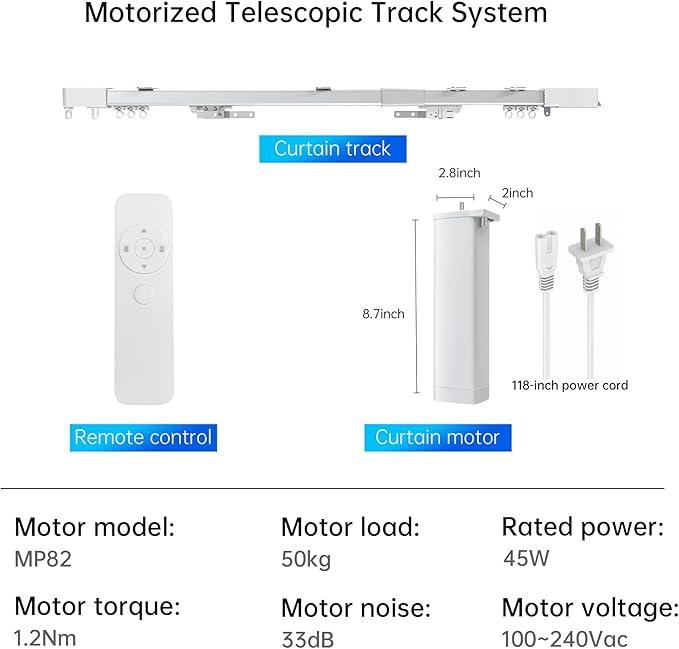 Smart Electric Curtain Ceiling Compatible with Alexa Google Siri Apple - CurtainsArt