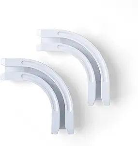 90° Curved Connectors for Track Curtains Ceiling Mount/Wall Mount - CurtainsArt