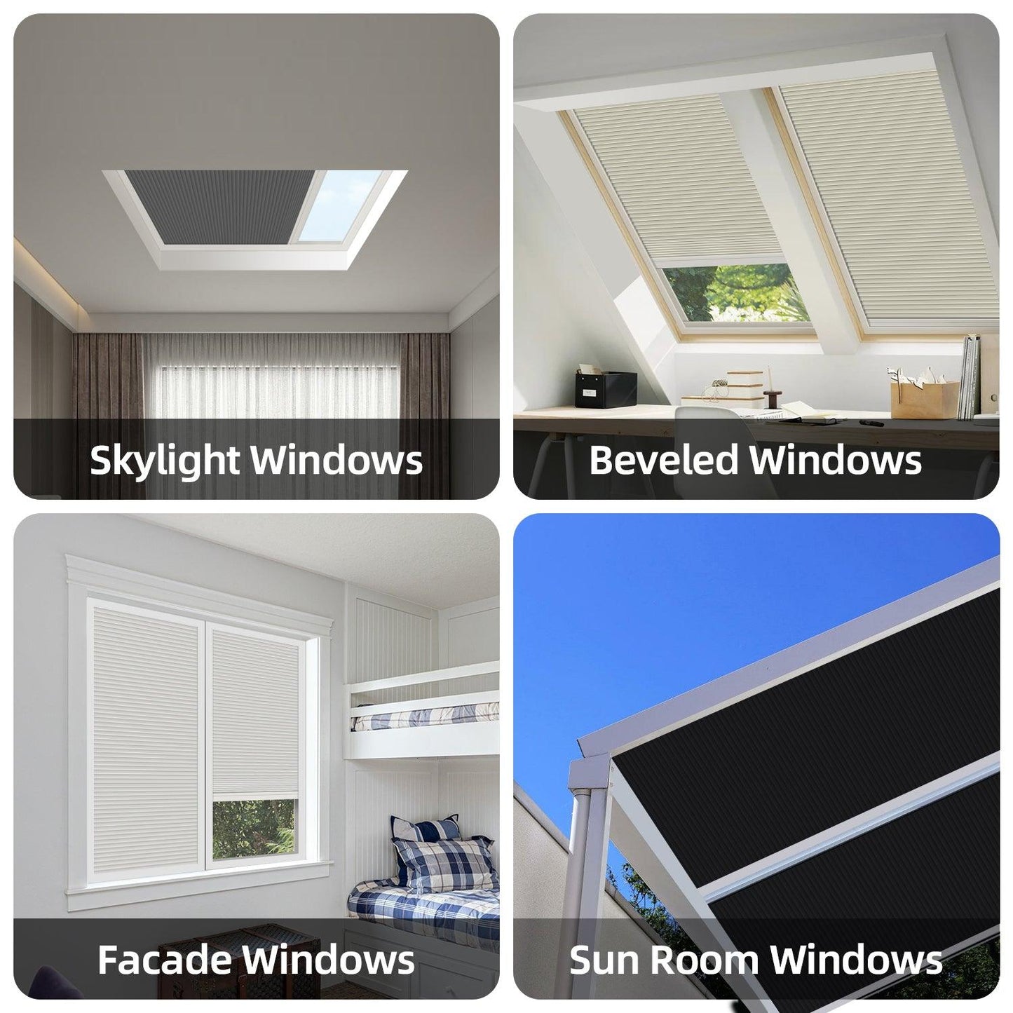 Motorized Skylight Shades (Light Filtering) - CurtainsArt