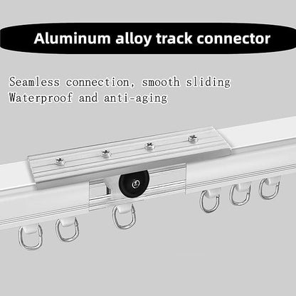 3PCS Track Connector Accessories for Aluminum Curtain Track,White - CurtainsArt