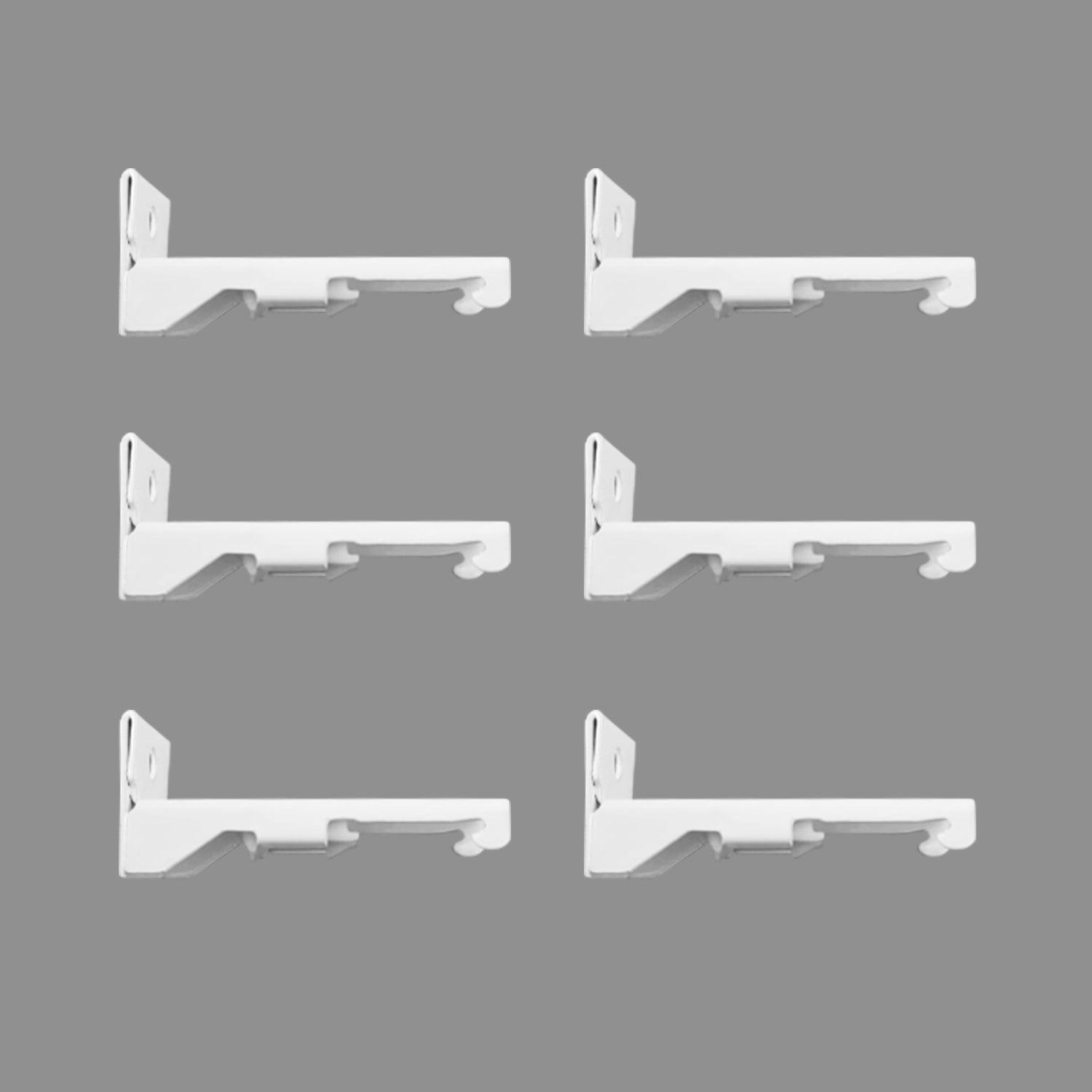 Wall Mount Brackets for Curtain Track (6 PCS) - CurtainsArt