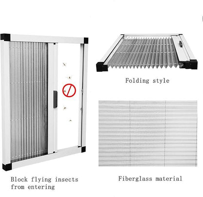 Window Screen, Skylight Frame Replacement Adjustable Assembled Mosquito Fiberglass Retractable Custom Windows Screen - CurtainsArt