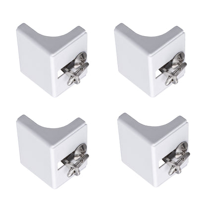Straight Curtain Track End Caps(4 PCS)