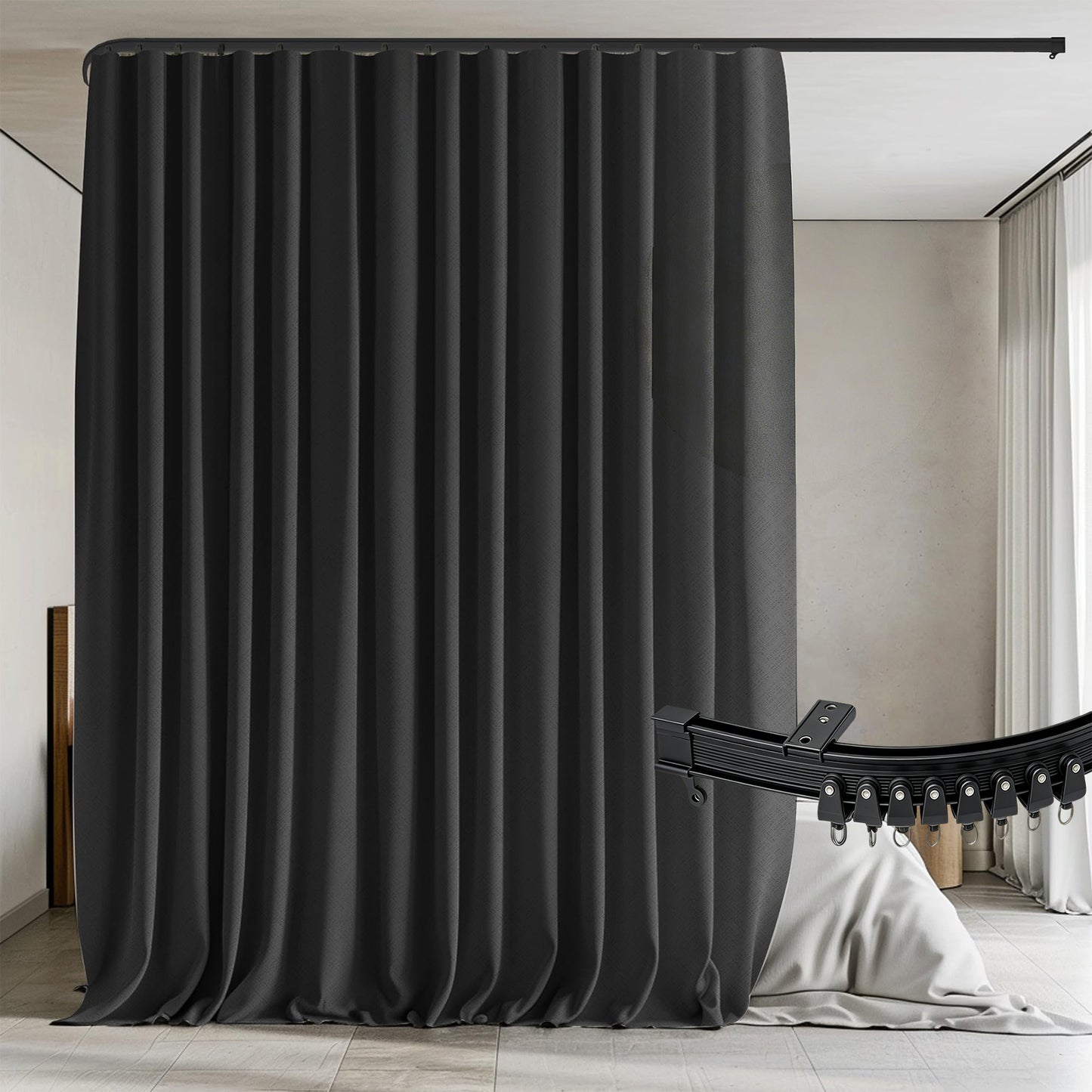 Beni Series: Black Ultra Flexible Bendable Track Set