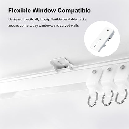 Flexible Curtain Track Ceiling Brackets (6PCS)