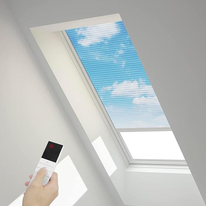 Motorized Skylight Shades (Blackout) - CurtainsArt