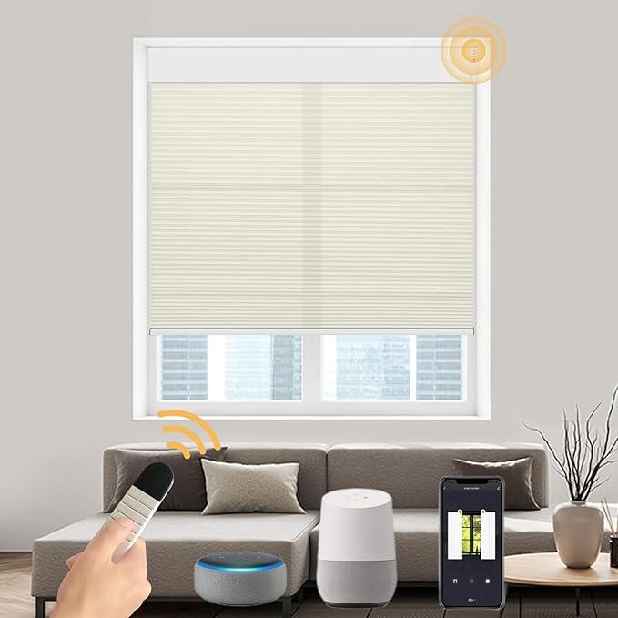 Motorized Cellular Shades（Light-filtering） - CurtainsArt