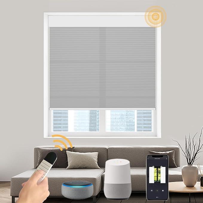 Motorized Cellular Shades（Light-filtering） - CurtainsArt