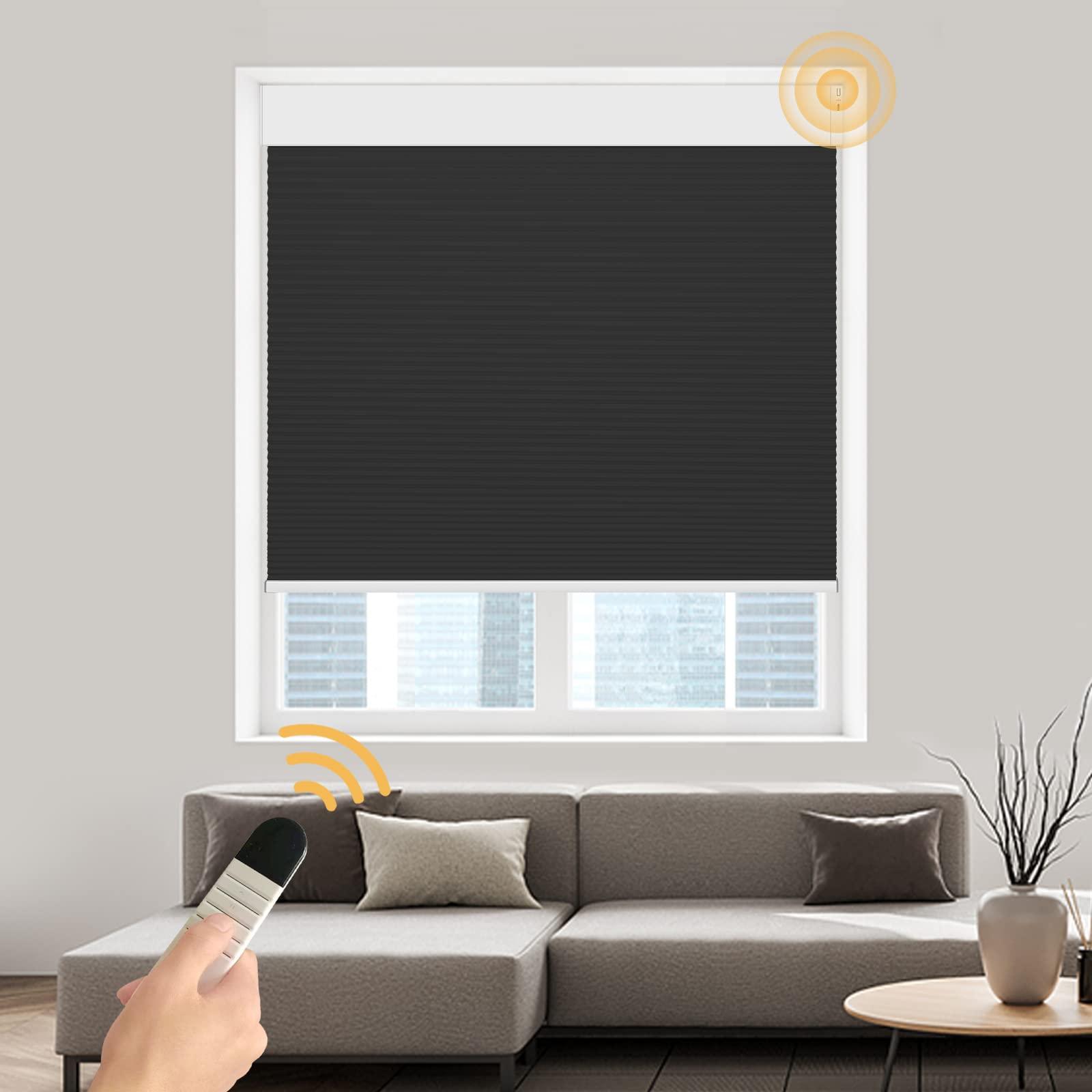 Motorized Cellular Shades（Blackout） - CurtainsArt