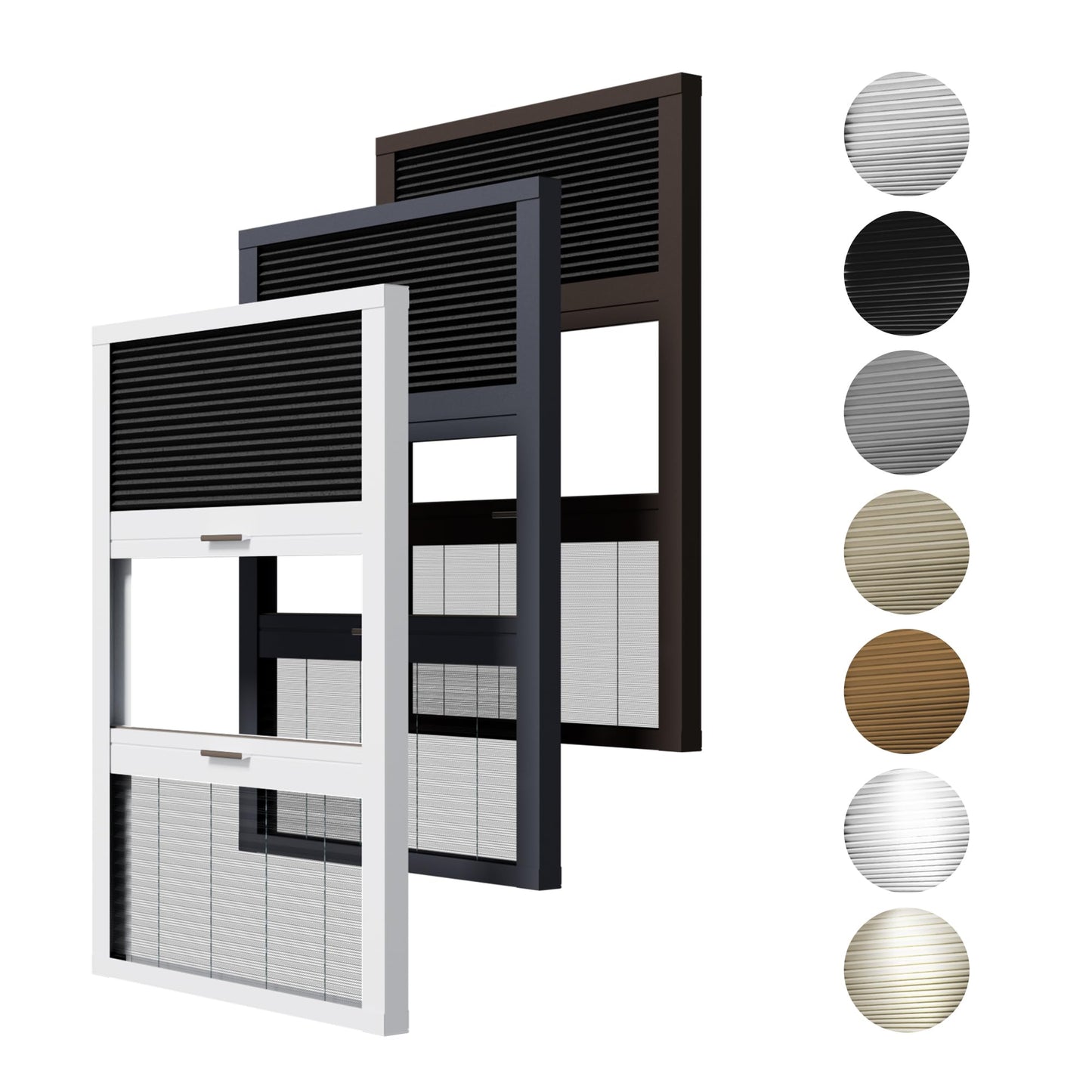 Stores cellulaires et moustiquaires deux en un 