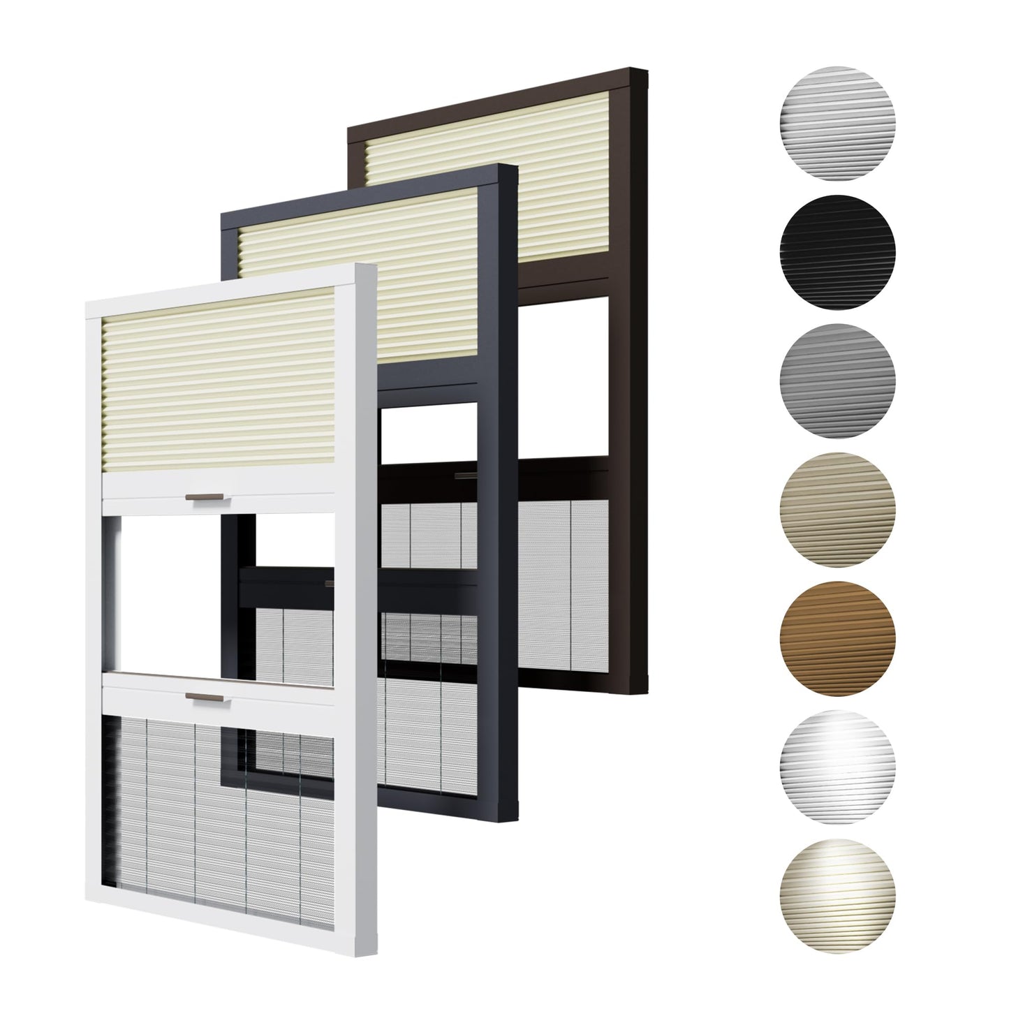 Stores cellulaires et moustiquaires deux en un 