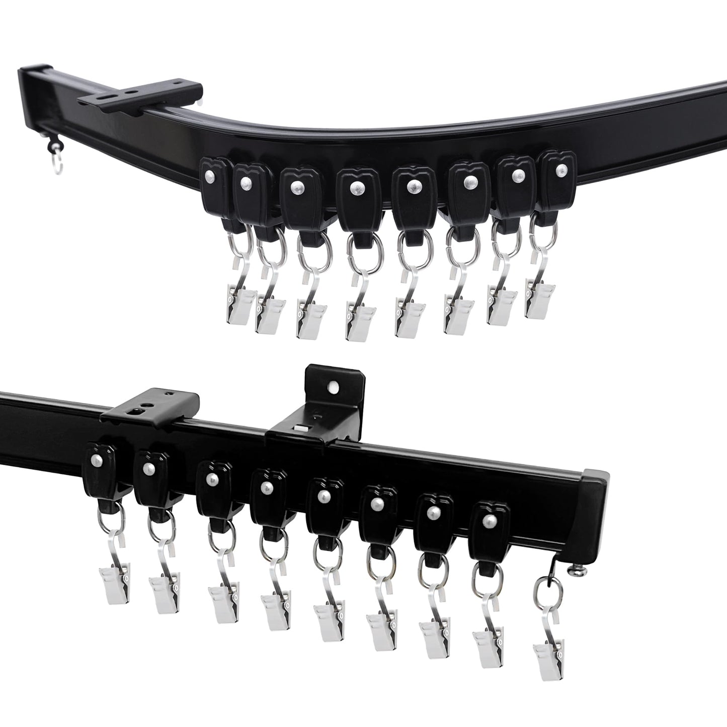 Flexible Aluminum Bendable Track (Clip Gliders)