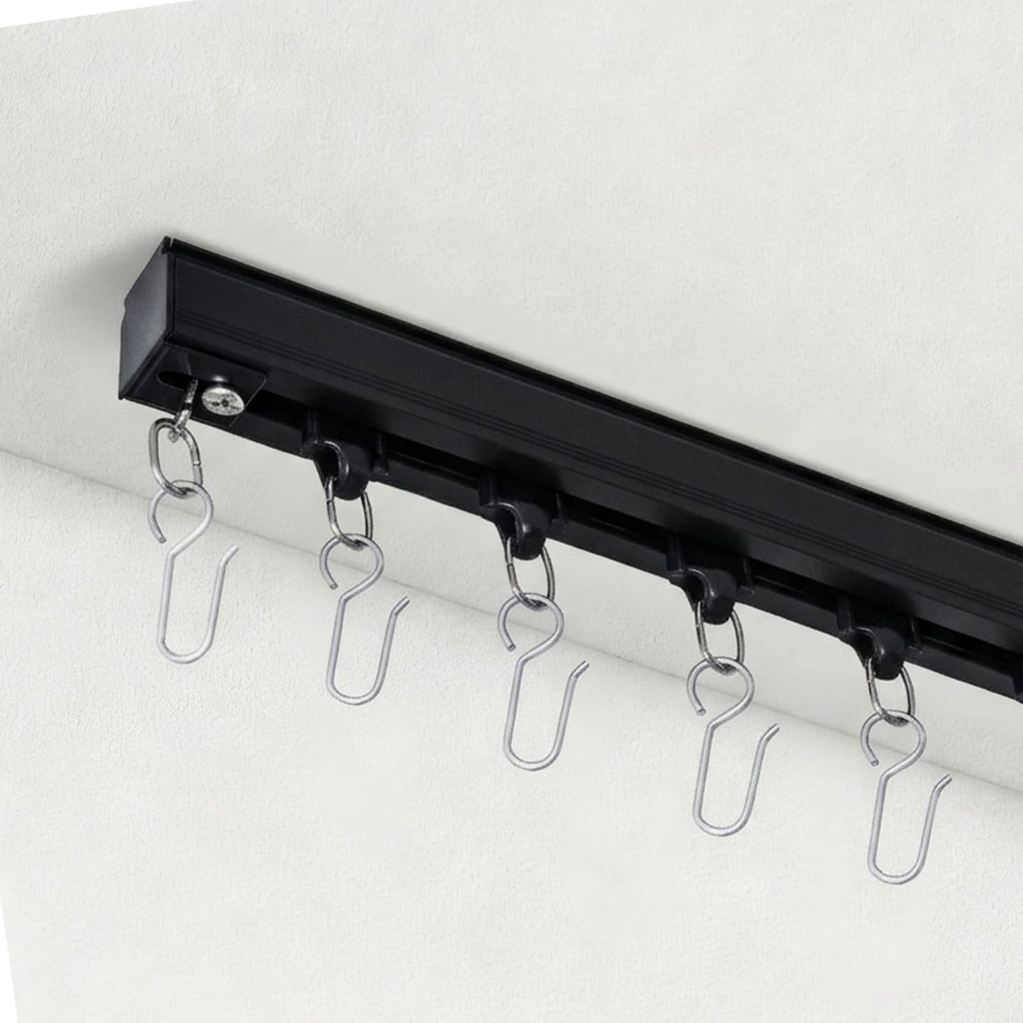 Direct Mount Heavy Duty Aluminum Curtain Track System（Hook Gliders）