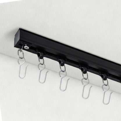 Direct Mount Heavy Duty Aluminum Curtain Track System（Hook Gliders）