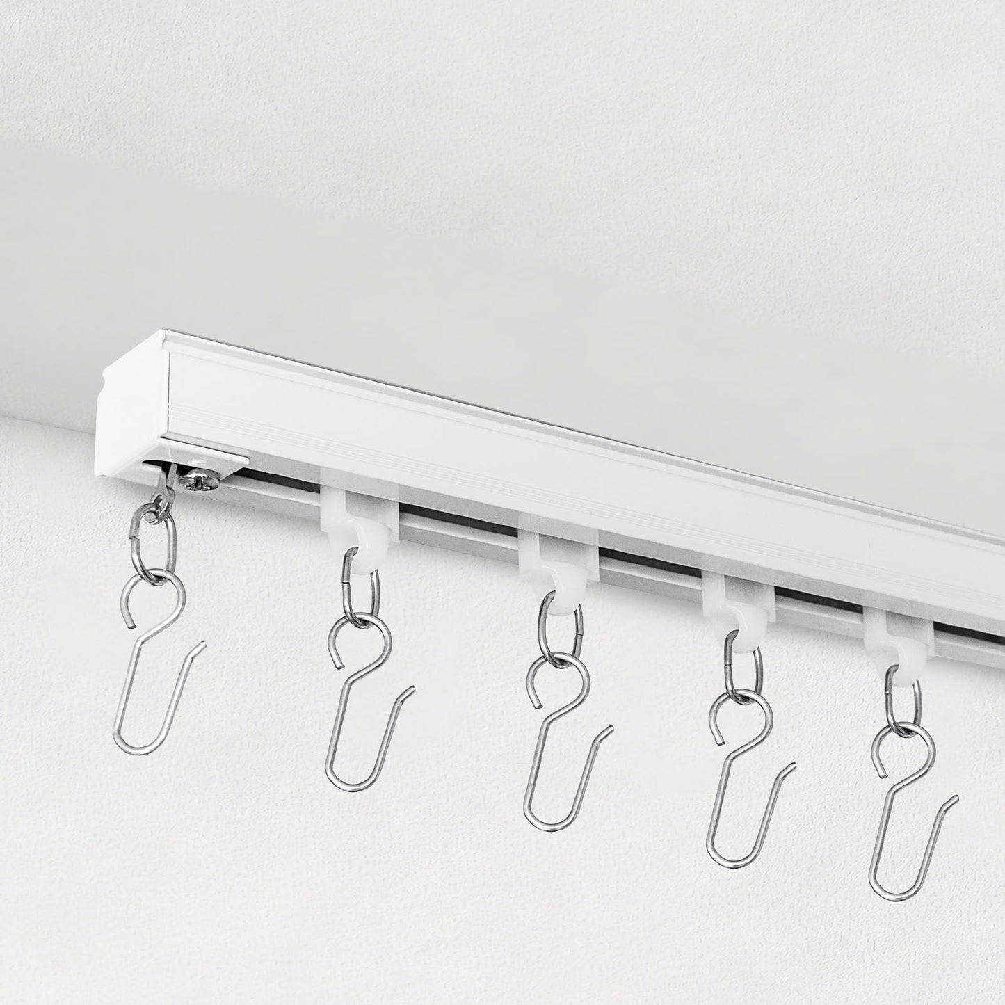 Direct Mount Heavy Duty Aluminum Curtain Track System（Hook Gliders）