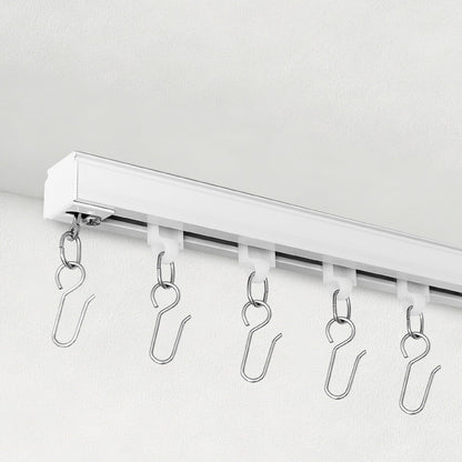 Direct Mount Heavy Duty Aluminum Curtain Track System（Hook Gliders）