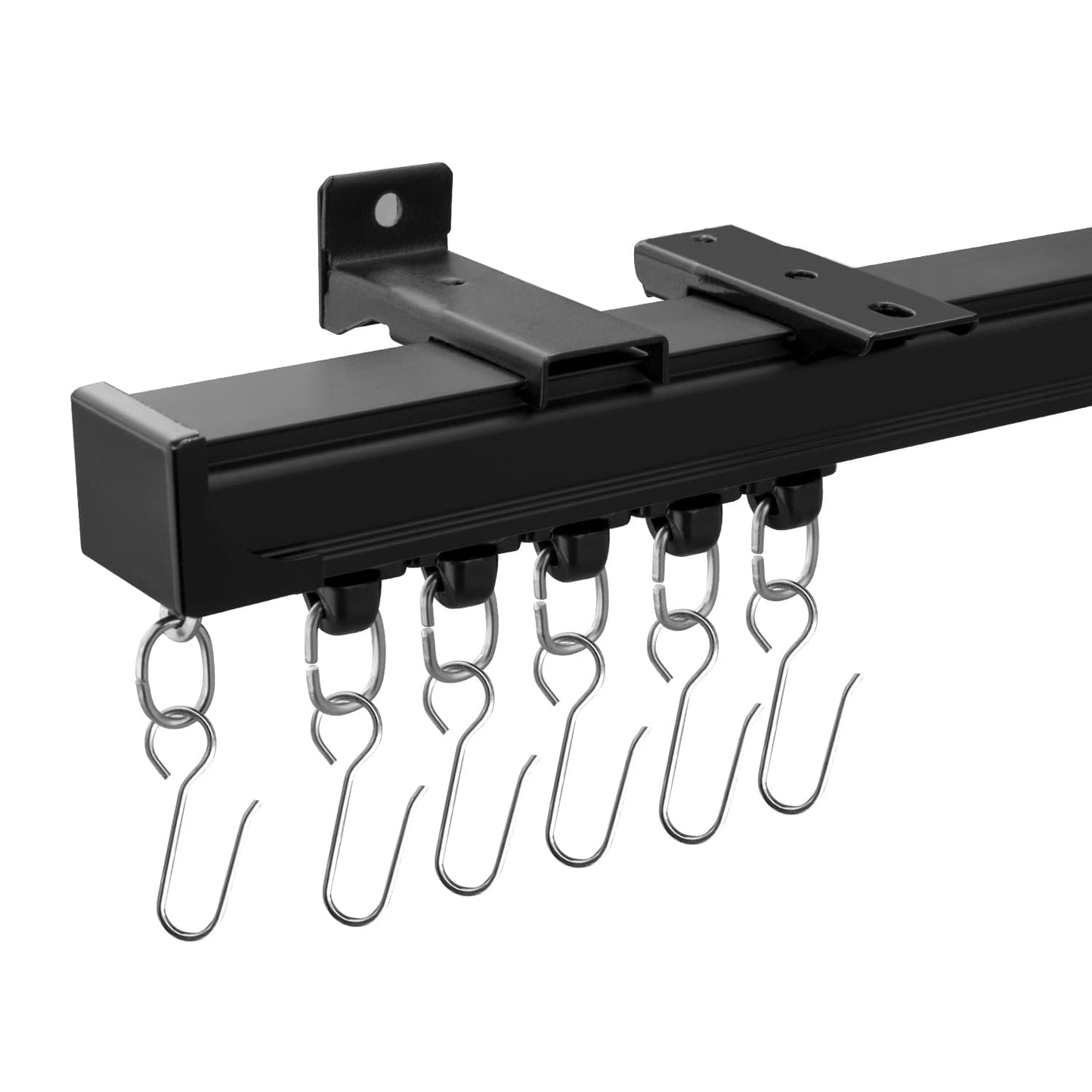 Aluminum Straight Curtain Track (Hook Gliders)