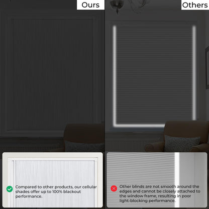 Custom Cellular Shade, Blackout Cordless Cellular Shades & Blinds Honeycomb Windows Shades