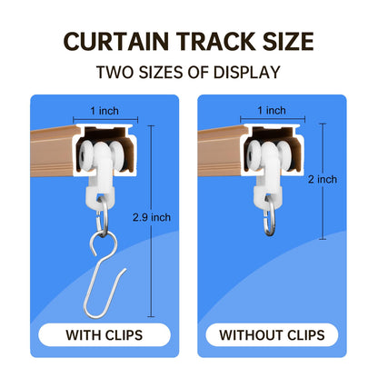 Ceiling or Wall Curtain Track（Golden）