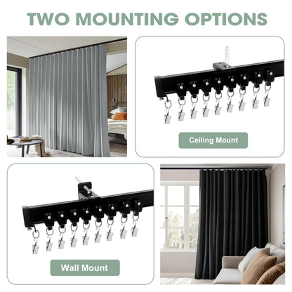 Flexible Aluminum Bendable Track (Clip Gliders)