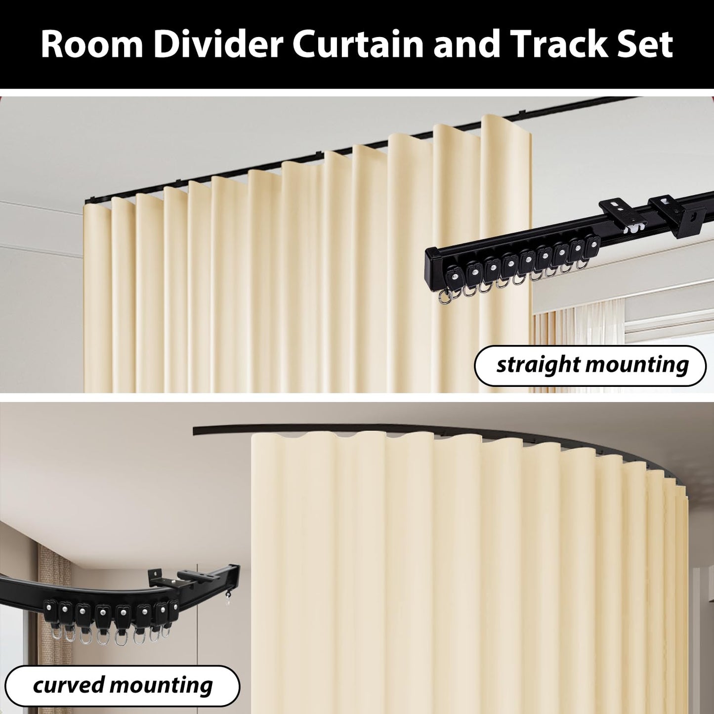 Precision Series: Black Heavy Duty Bendable Track Set