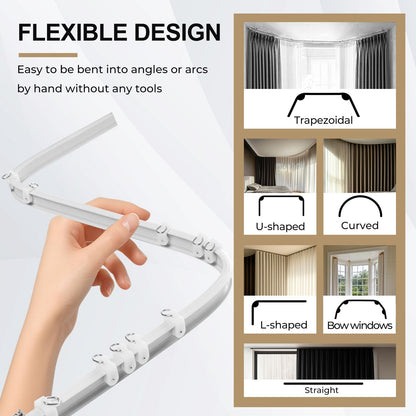 Precision Series: White Heavy Duty Bendable Track Set